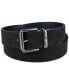 Фото #5 товара Men’s Two-In-One Reversible Casual Matte and Pebbled Belt