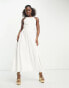 Фото #1 товара Forever New cut out waist maxi dress in ivory