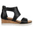 Фото #2 товара Corkys Sugar N Spice Strappy Wedge Womens Black Casual Sandals 41-0106-BLCK