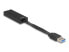 Фото #1 товара Delock 66245 - USB Type-A - RJ-45 - 0.09 m - Black