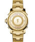 ფოტო #9 პროდუქტის Men's Jet Setter Platinum Series Diamond (3 ct. t.w.) 18K Gold-Plated Stainless Steel Watch, 50Mm