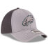 Фото #3 товара Men's Gray, Graphite Philadelphia Eagles Grayed Out Neo 2 39THIRTY Flex Hat