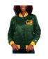 Women's Green Green Bay Packers Full Count Satin Full-Snap Varsity Jacket