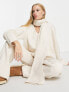 Фото #1 товара 4th & Reckless jumper co-ord with scarf in white