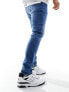 Фото #5 товара Calvin Klein Jeans skinny jeans in mid wash