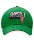 Men's Green Marshall Thundering Herd Slice Adjustable Hat