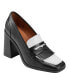 ფოტო #1 პროდუქტის Women's Hamish Block Heel Square Toe Dress Loafers