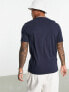 Hugo Dulivio logo t-shirt in navy