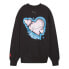 Фото #2 товара Puma Whole Lotta Love Mock Neck Sweatshirt Womens Black 62556701