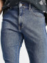 Фото #3 товара COLLUSION x001 skinny jeans in blue mid wash