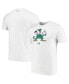 Фото #2 товара Men's White Notre Dame Fighting Irish Mascot Logo Performance Cotton T-shirt