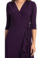 Women's Whimsy Ruffled Knee Length Wrap Dress