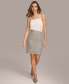 ფოტო #4 პროდუქტის Women's Faux-Wrap Pencil Skirt