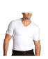ფოტო #1 პროდუქტის Men's Big & Tall Insta Slim Compression Short Sleeve V-Neck T-Shirt