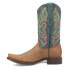 Фото #3 товара Dingo True Grit Embroidered Square Toe Cowboy Mens Brown Casual Boots DI141-230