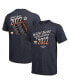 ფოტო #4 პროდუქტის Men's Threads Navy Houston Astros 2022 World Series Champions Life Of The Party Tri-Blend T-shirt