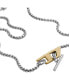 ფოტო #1 პროდუქტის Men's Two-Tone Stainless Steel Choker Necklace