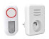 Фото #2 товара Byron DBY-22315FR Wireless doorbell set B315 - White - 80 dB - Home - Office - IP44 - 6 pc(s) - Plastic