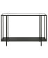 Vireo Console Table with Shelf, 42" x 12"