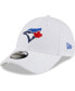 ფოტო #2 პროდუქტის Men's White Toronto Blue Jays League II 9FORTY Adjustable Hat