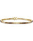 ფოტო #1 პროდუქტის Ombré® Chocolate Ombré Diamond Tennis Bracelet (3-1/2 ct. t.w.) in 14k Rose Gold (Also Available in White Gold or Yellow Gold)