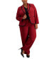Фото #1 товара Классический костюм Le Suit в мелкую клетку с двубортным пиджаком и брюками прямого кроя
