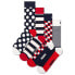 Фото #1 товара Носки длинные Happy Socks Classic Navys Gift Set 4 пары