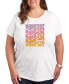 Фото #1 товара Trendy Plus Size Manifest Graphic Short Sleeve T-shirt
