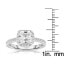 ფოტო #3 პროდუქტის Sterling Silver Asscher-cut Cubic Zirconia Ring