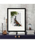 Фото #2 товара Hare with Butterfly Cloak 16" x 20" Framed and Matted Art