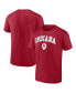 Фото #1 товара Men's Crimson Indiana Hoosiers Campus T-shirt