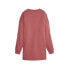 Фото #2 товара Puma Essentials Minimal Gold Long Sleeve Crewneck Dress Womens Red Casual 680023