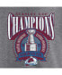 Фото #5 товара Women's Heathered Gray Colorado Avalanche 2022 Stanley Cup Champions Banner V-Neck Triblend T-shirt