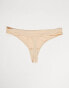 Dorina 3 pack no vpl v front thong in beige