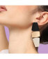 ფოტო #3 პროდუქტის Women's Black Geometric Drop Earrings