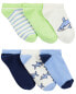 Kid 6-Pack Ankle Socks 8-14