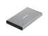 natec Rhino GO - HDD/SSD enclosure - 2.5" - Serial ATA III - 6 Gbit/s - USB connectivity - Grey