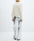 ფოტო #2 პროდუქტის Women's Metalised Wideleg Trousers