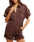 Фото #1 товара Women's Marci Cotton Cuffed Shortalls