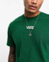 Vans central logo oversize t-shirt in green