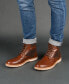 ფოტო #6 პროდუქტის Men's Harlan Wingtip Ankle Boots