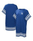 ფოტო #2 პროდუქტის Women's Royal Los Angeles Dodgers Cascade T-shirt Dress