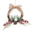 Фото #4 товара Рождественский венок Белый Красный Зеленый Натуральный ротанг Пластик Ананасы 25 x 25 cm