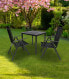 Фото #2 товара Alu Glas Gartenset Sitzgruppe 80 SW