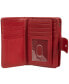 Women's Basket Weave Collection RFID Secure Mini Clutch Wallet