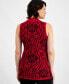 ფოტო #2 პროდუქტის Women's Baroque Garden Mock-Neck Sweater, Created for Macy's