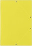 Donau Teczka z gumką gładka żółta (FEP11G)
