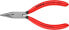 Knipex Greifzange für Feinmechanik schwarz atramentiert, mit Kunststoff überzogen 125 mm 37 41 125