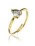 Фото #1 товара Кольцо Emily Westwood Clear Zircon EWR23064G Gold Plated