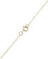 Crystal Pavé Cross 18" Pendant Necklace in 10k Gold